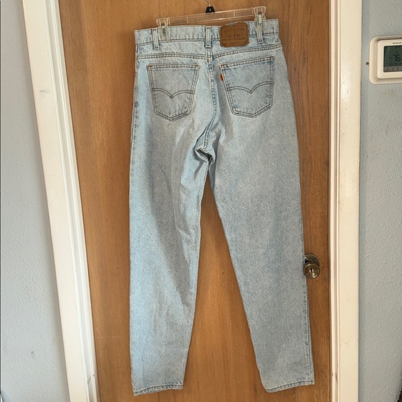 Vintage 80's Orange Tab Levi's Relaxed Fit Tapered Leg Men's 
33 x 34 Jeans - Picture 8 of 8